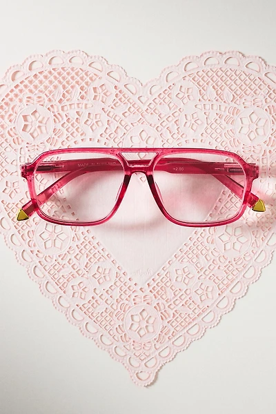 Elite Eyewear Flat-Top Aviator Blue Light Readers