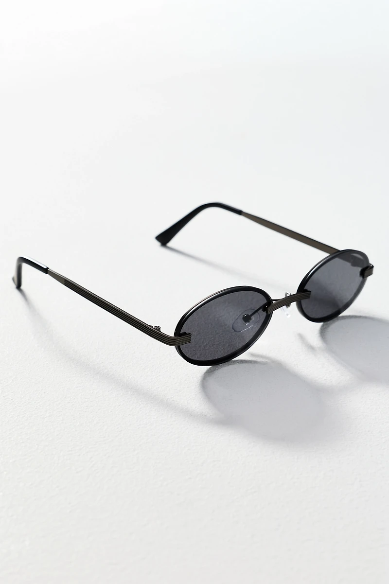 Elite Eyewear Frameless Oval Sunglasses