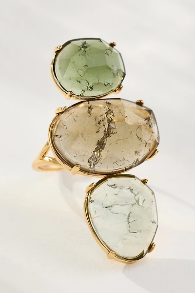 Triple Stone Cocktail Ring