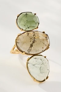 Triple Stone Cocktail Ring