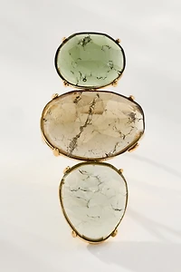 Triple Stone Cocktail Ring