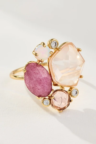 Glam Multi Stone Ring