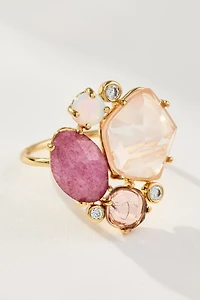 Glam Multi Stone Ring