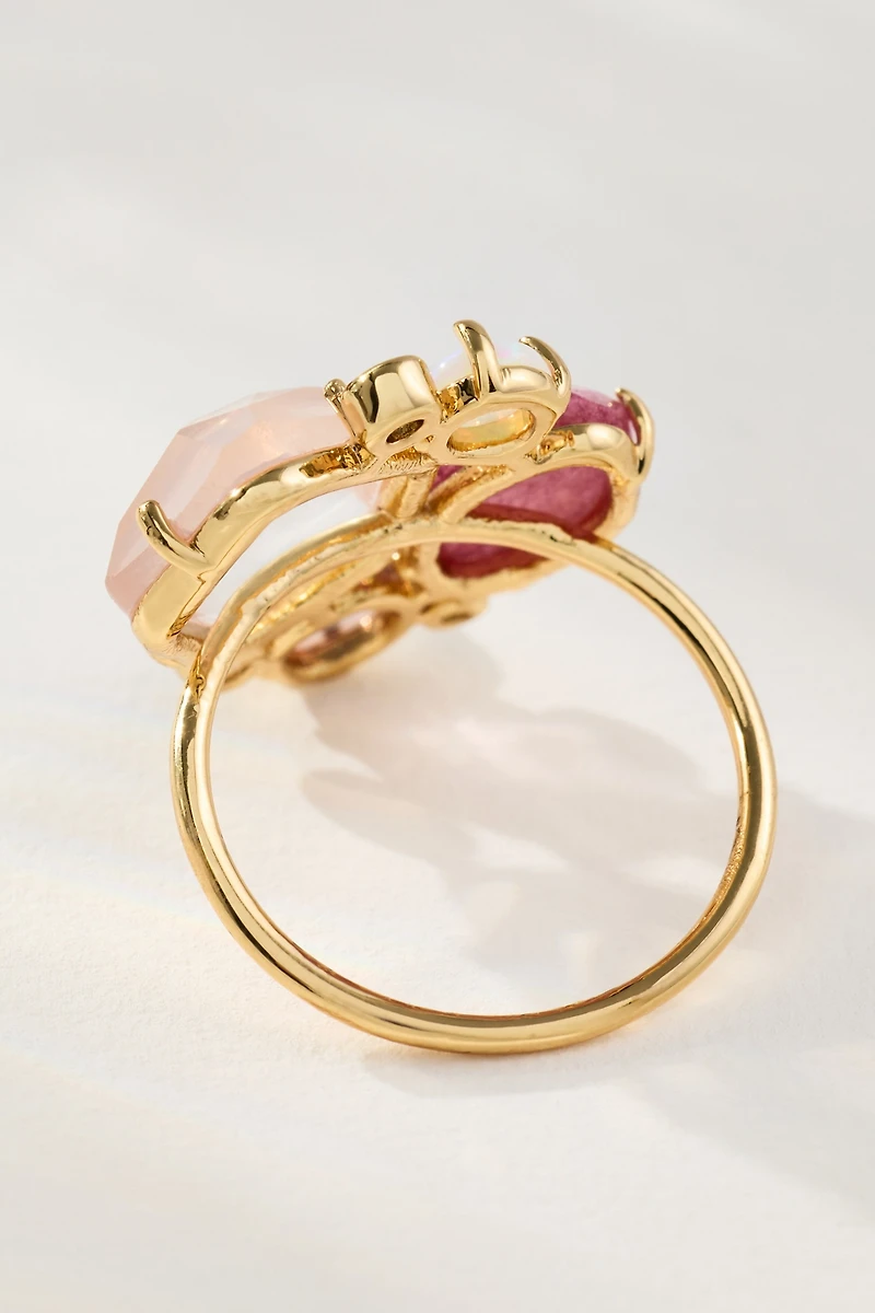 Glam Multi Stone Ring