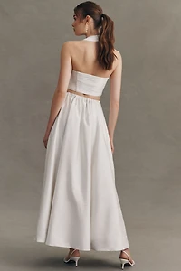 BHLDN Taffeta Halter Skirt Set