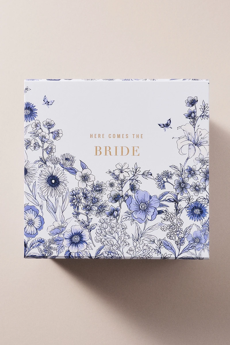 By Anthropologie Weddings Here Comes the Bride Gift Box
