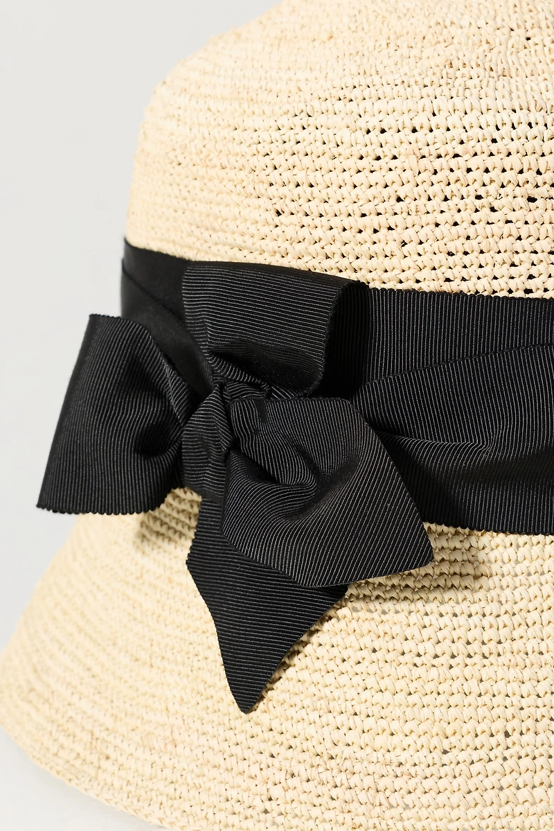 Sensi Studio Lampshade Straw Bucket Hat