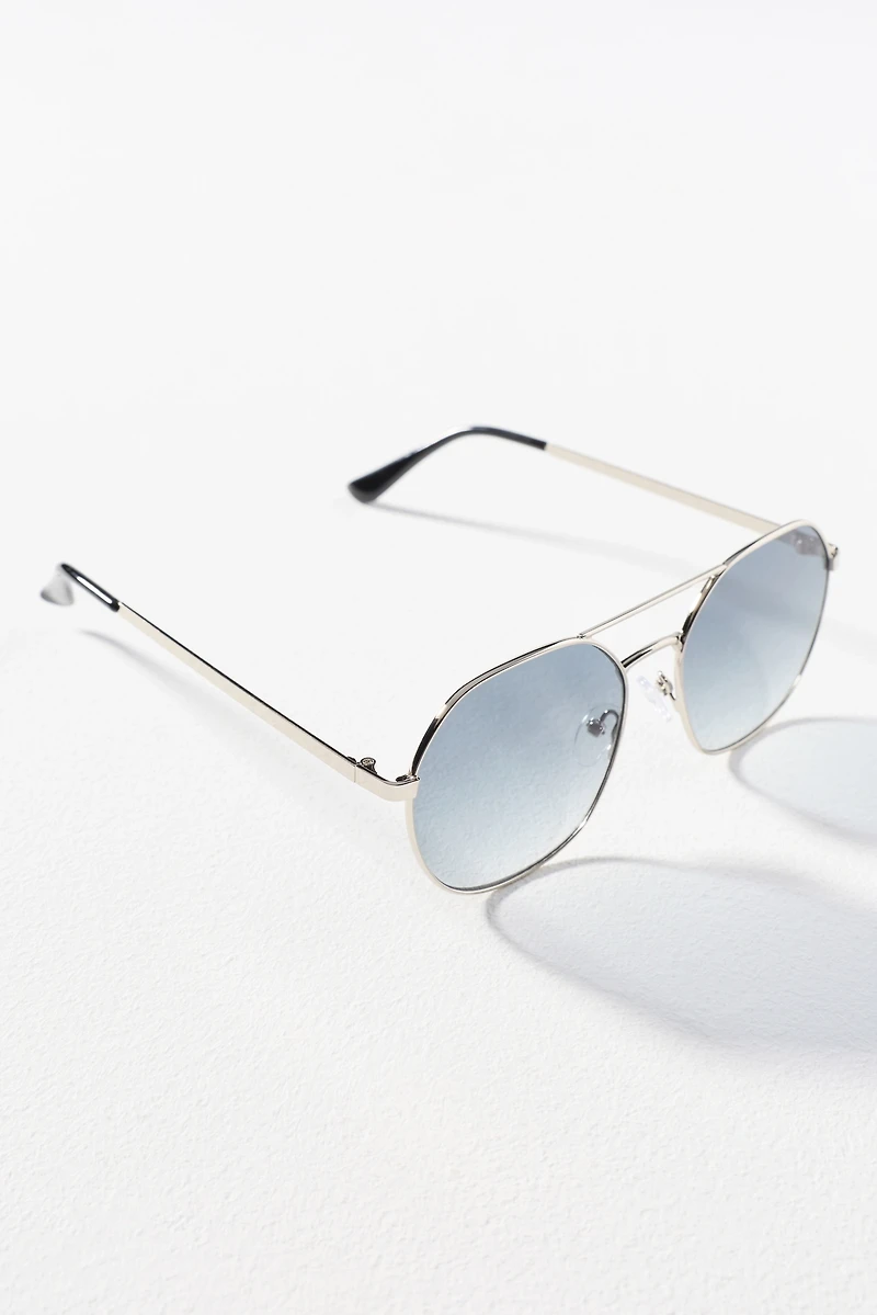 Round Aviator Sunglasses