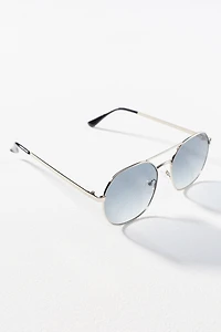 Round Aviator Sunglasses