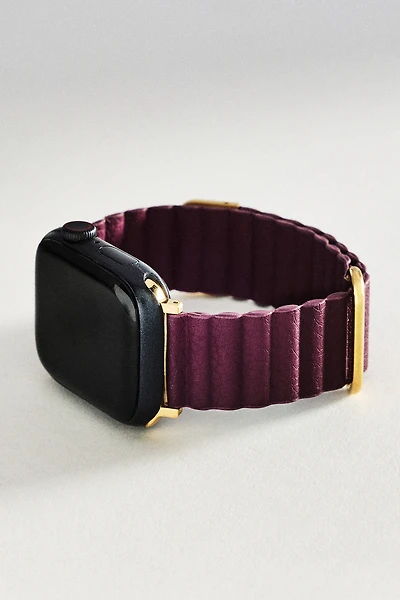 Posh Tech Dakota Magnetic Leather Apple Watch Band