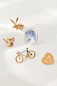 Assorted Mini Brooches, Set of 5