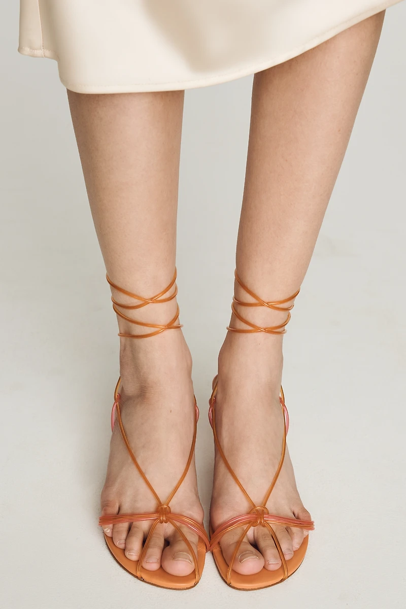 Farm Rio Strappy Kitten Heels