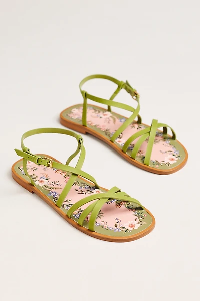 Farm Rio Spring Strappy Sandals