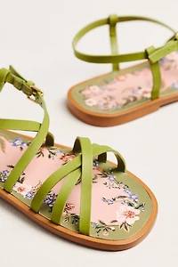 Farm Rio Spring Strappy Sandals