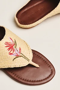 Farm Rio Raffia Icon Thongs