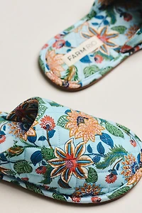 Farm Rio Quilted Hotel Slippers