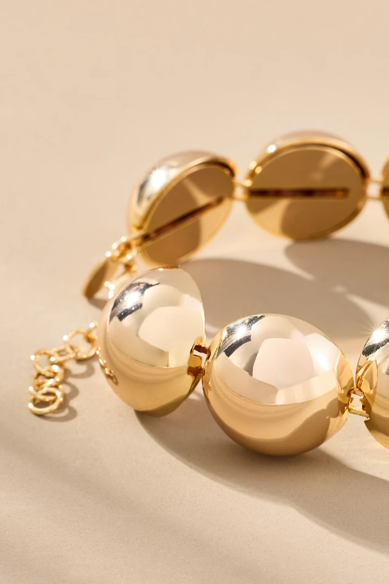 Chunky Metal Shaped Bracelet