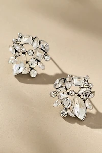 Mixed Crystal Stone Post Earrings