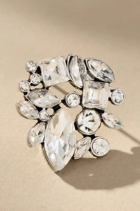 Mixed Crystal Stone Post Earrings