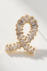 Loop Crystal Post Earrings