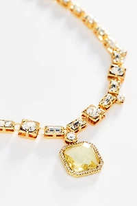 Colorful Glam Pendant Necklace