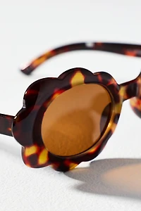 Scalloped Oval Sunglasses