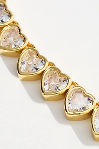 Talis Chains Hearts Tennis Necklace