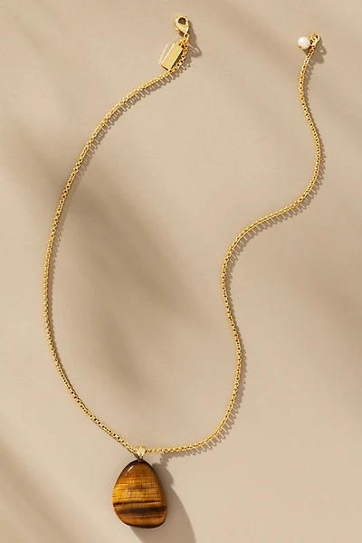 Talis Chains Stone Pendant Necklace