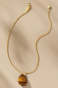 Talis Chains Stone Pendant Necklace