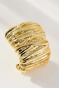 Talis Chains Textured Nugget Earrings