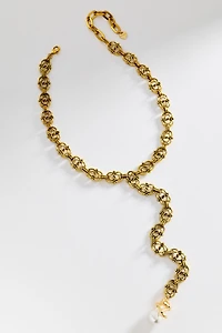 By Anthropologie Gilded Chain Y-Necklace