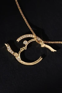 Eden Presley Double-Sided Moon Motif Closure Lock