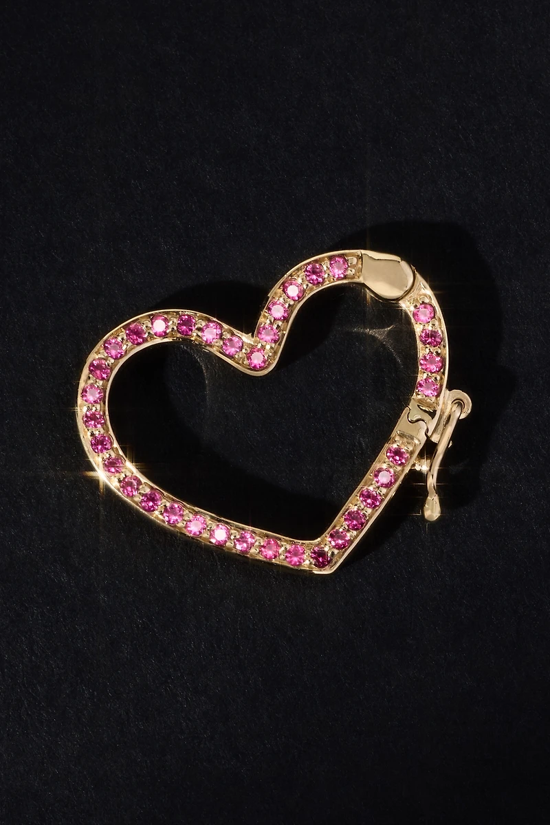 Eden Presley Double-Sided Heart Motif Closure Lock