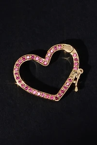 Eden Presley Double-Sided Heart Motif Closure Lock