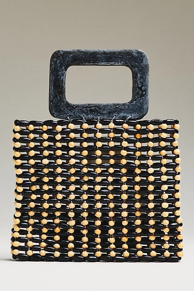 LSPACE Chiado Wood Beaded Bag