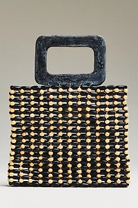 LSPACE Chiado Wood Beaded Bag