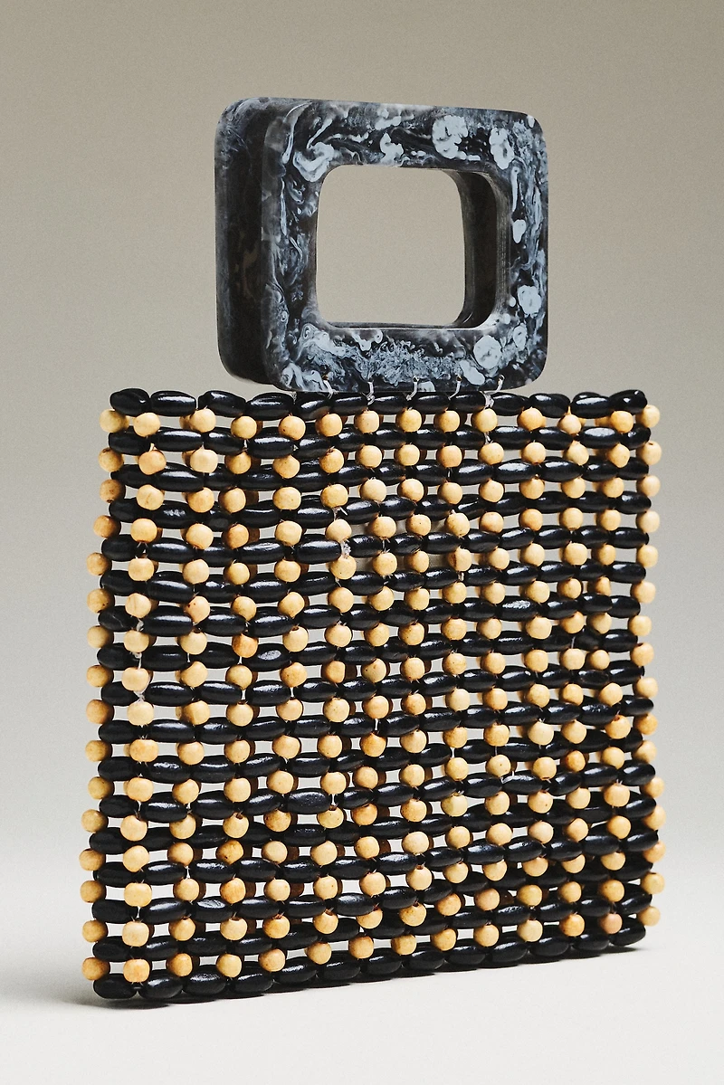 LSPACE Chiado Wood Beaded Bag