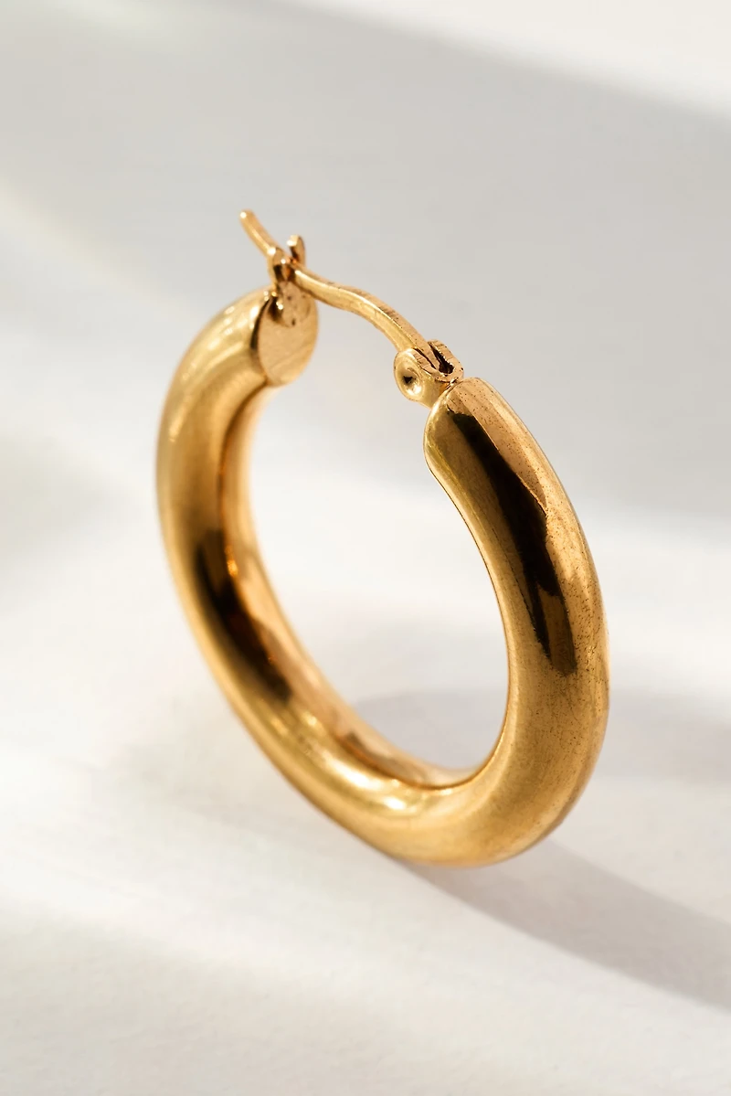 Water-Resistant Large Hoop Earrings