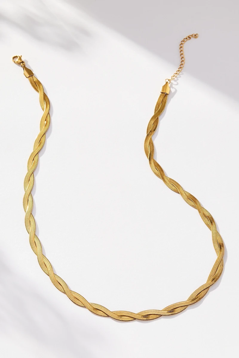 Water-Resistant Rope Chain Necklace