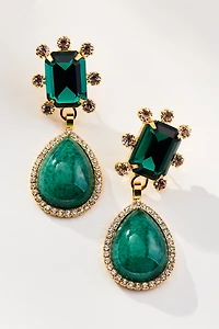 Elizabeth Cole Agnes Crystal Earrings