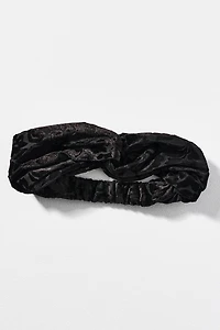 Burnout Velvet Twist Headband