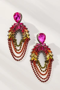 Suzanna Dai Florian Chandelier Hoop Earrings