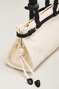 The Greer Structured Canvas Shoulder Bag