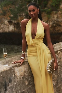 BEC + BRIDGE Cassis Drape Maxi Dress