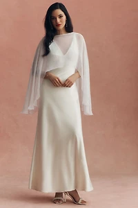 Geisha Designs High-Low Sheer Cape