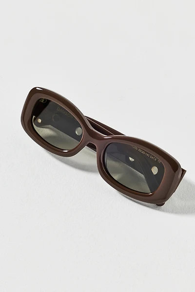 Damson Madder Fay Eyelet Rectangle Sunglasses