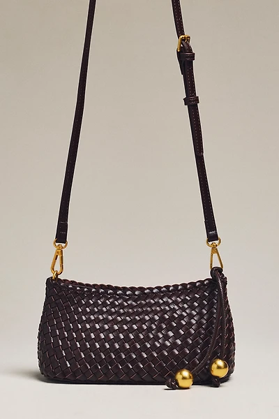 By Anthropologie Woven Mini Sling Crossbody Bag