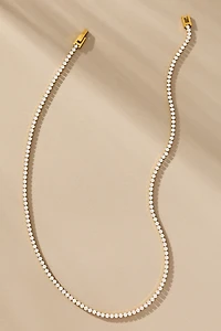 Water-Resistant Delicate Tennis Necklace