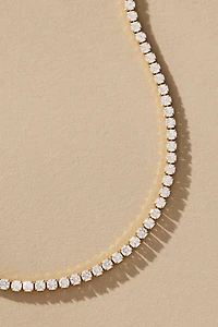 Water-Resistant Delicate Tennis Necklace
