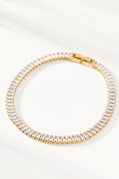 Water-Resistant Thin Tennis Bracelet